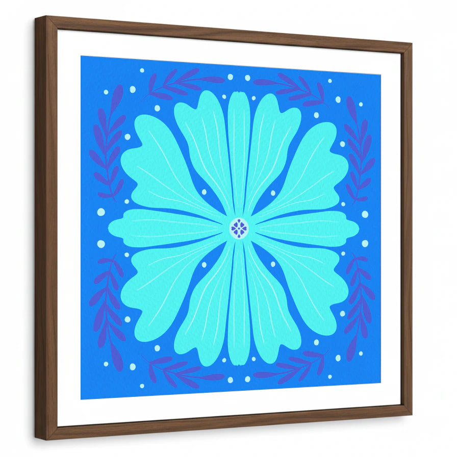 framed-print-brown-walnut-white-border