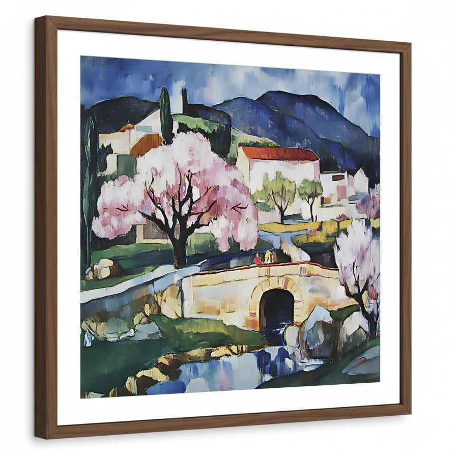 framed-print-brown-walnut-white-border