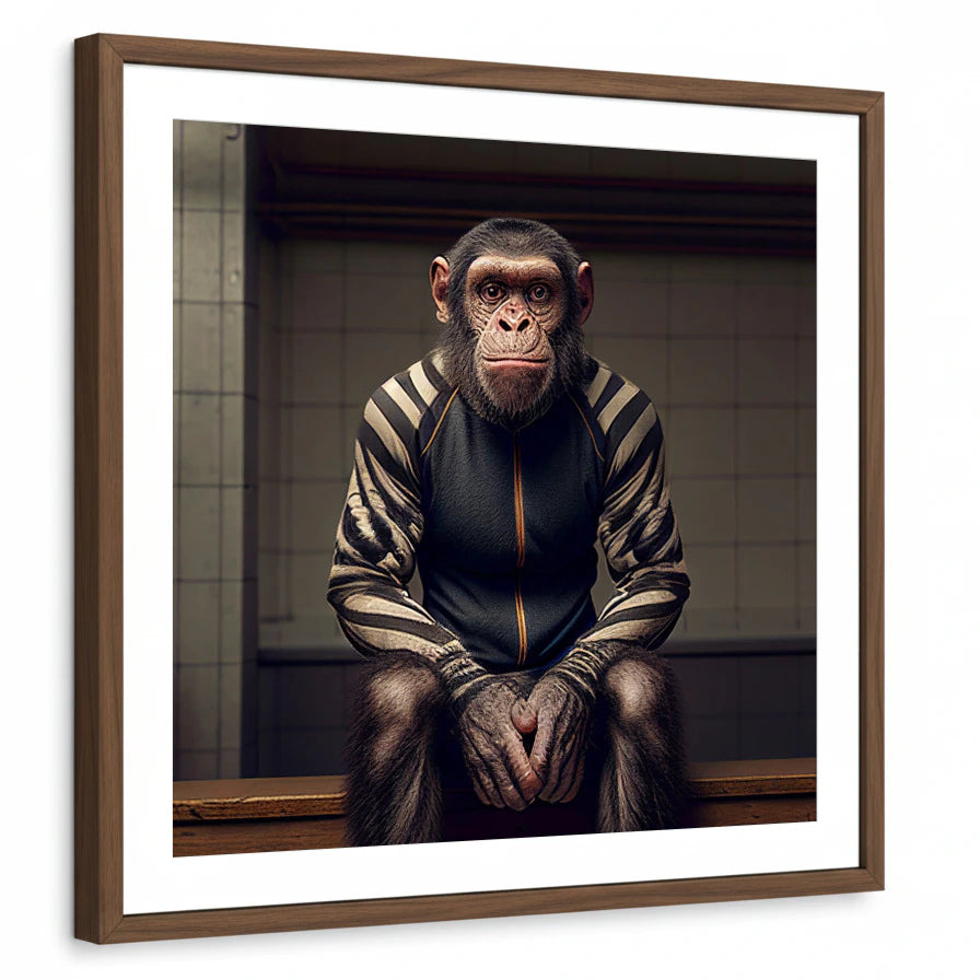 framed-print-brown-walnut-white-border