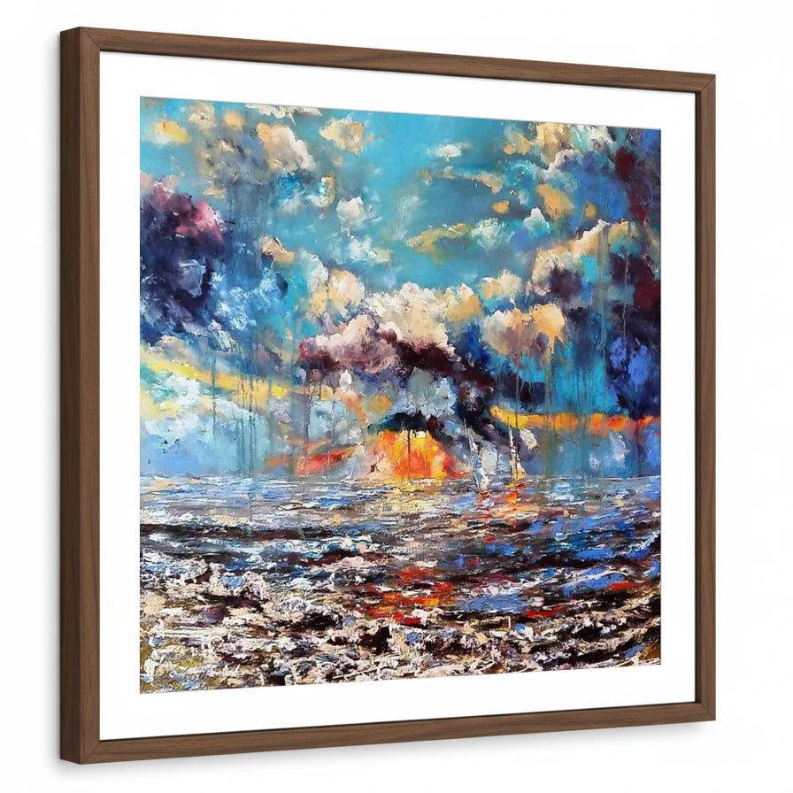framed-print-brown-walnut-white-border