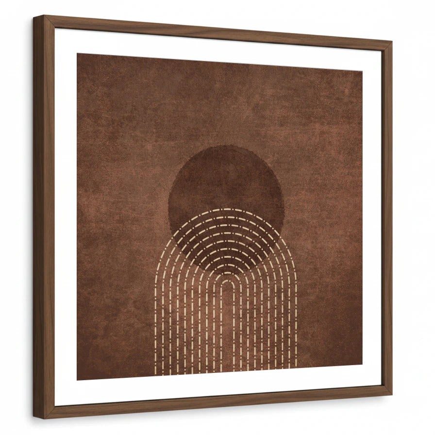 framed-print-brown-walnut-white-border