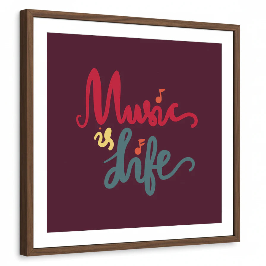 framed-print-brown-walnut-white-border