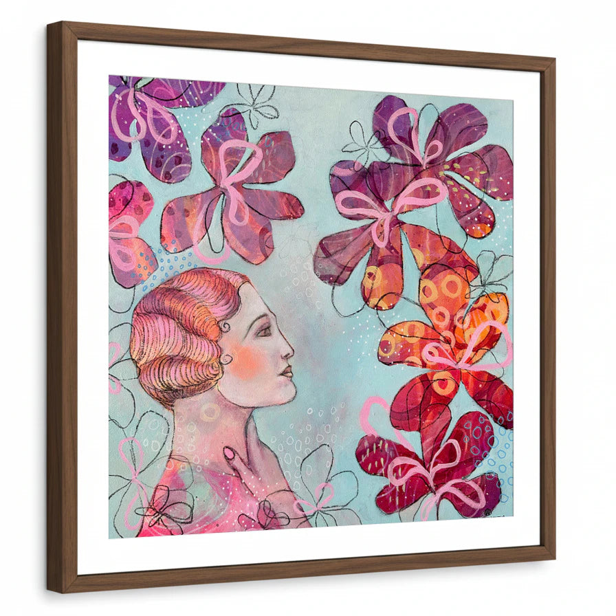 framed-print-brown-walnut-white-border