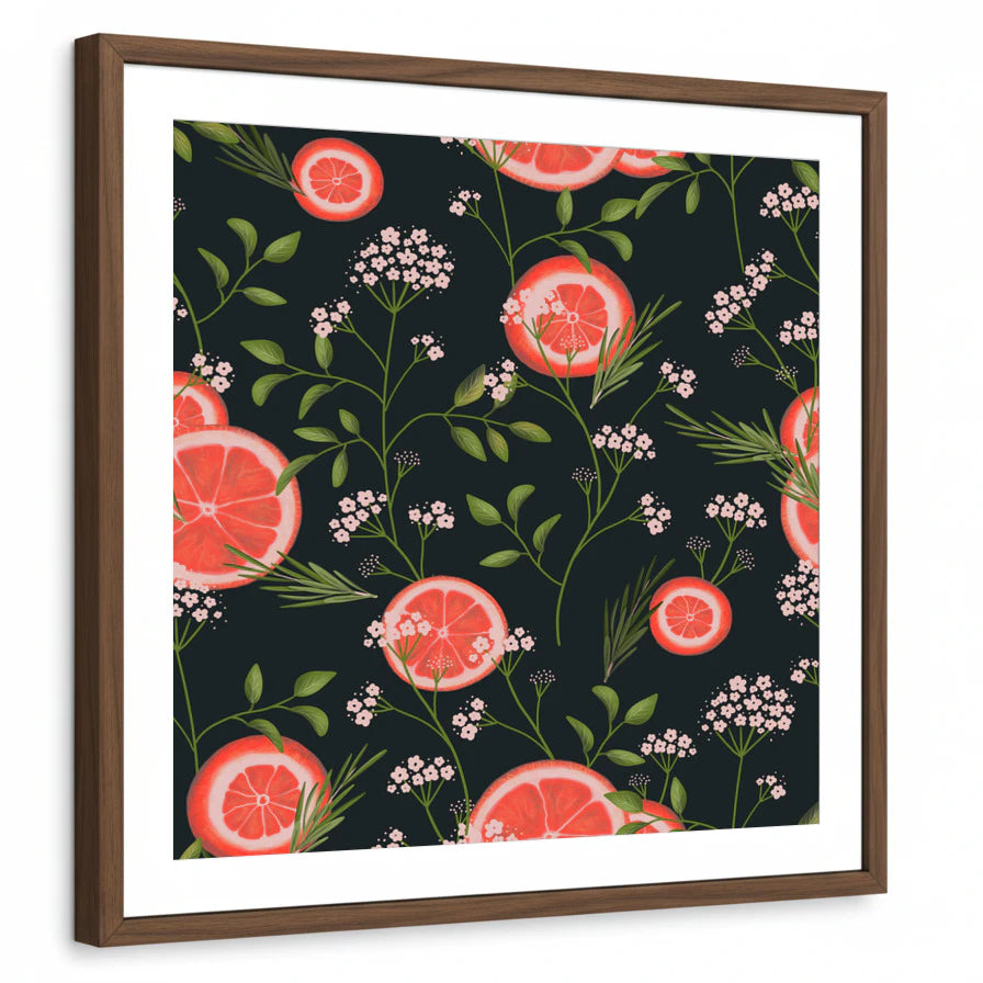 framed-print-brown-walnut-white-border
