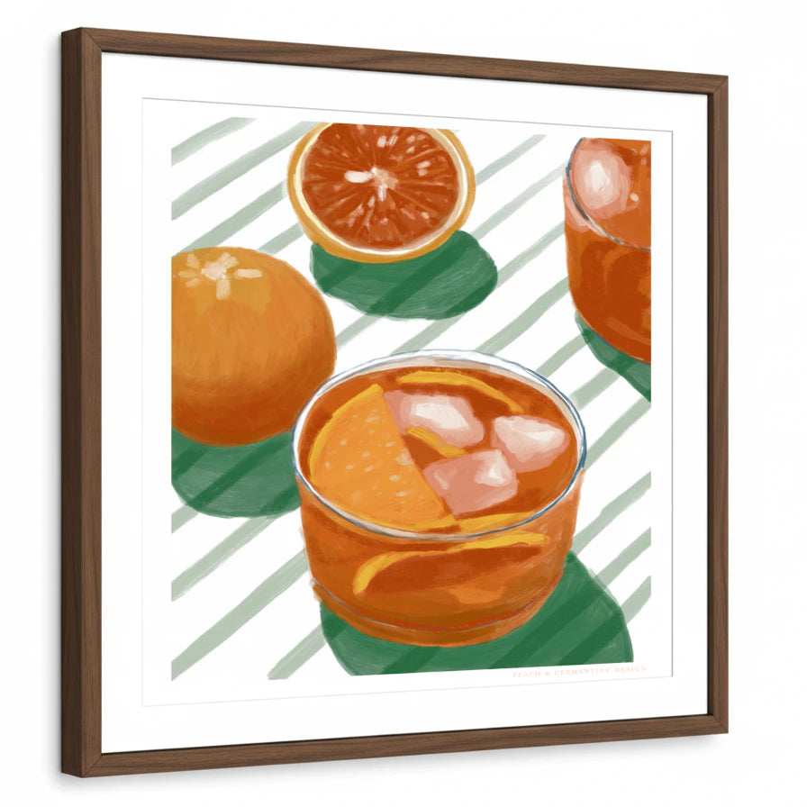 framed-print-brown-walnut-white-border