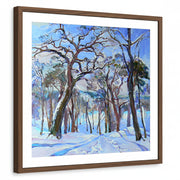 framed-print-brown-walnut-white-border