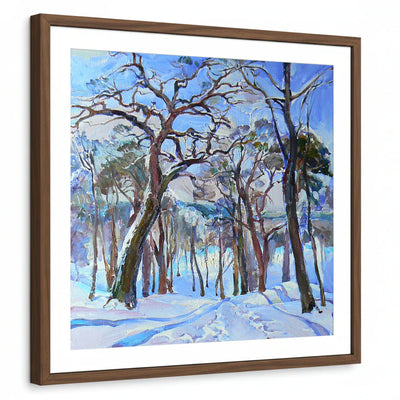 framed-print-brown-walnut-white-border