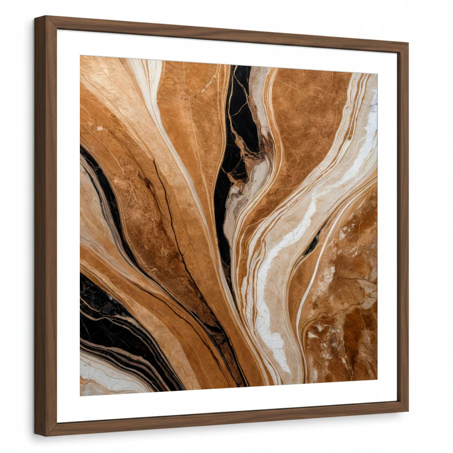 framed-print-brown-walnut-white-border