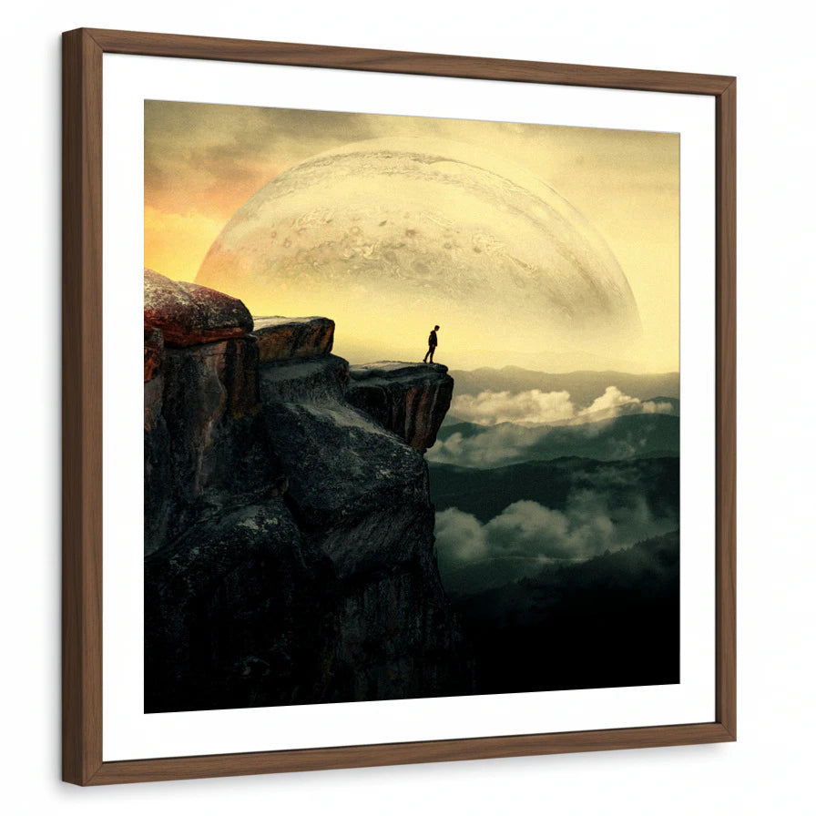 framed-print-brown-walnut-white-border