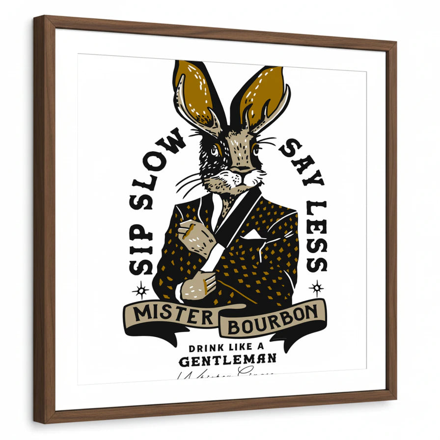 framed-print-brown-walnut-white-border