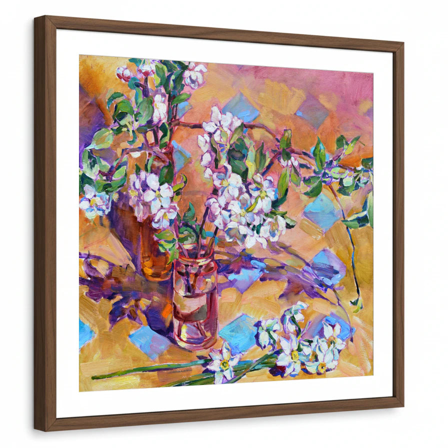 framed-print-brown-walnut-white-border