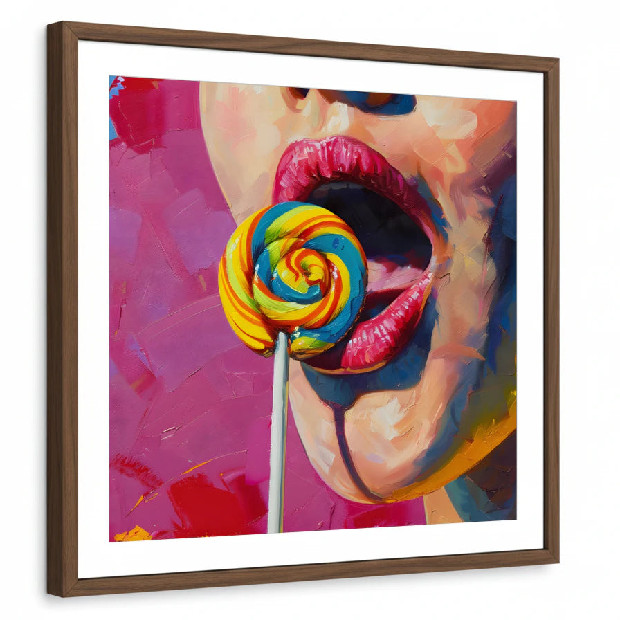 framed-print-brown-walnut-white-border