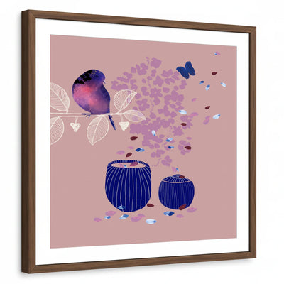 framed-print-brown-walnut-white-border