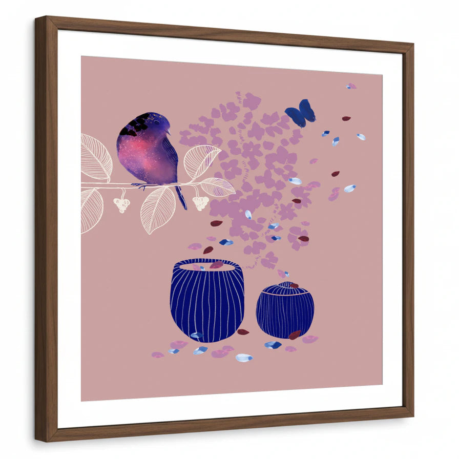 framed-print-brown-walnut-white-border