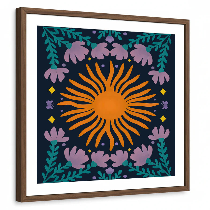 framed-print-brown-walnut-white-border