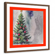 framed-print-brown-walnut-white-border