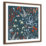 framed-print-brown-walnut-white-border