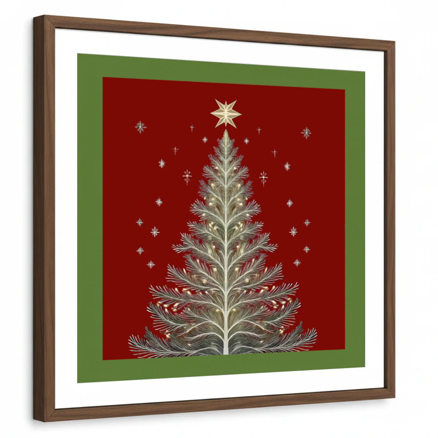 framed-print-brown-walnut-white-border