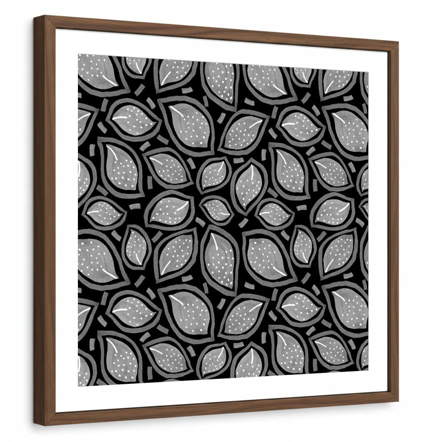 framed-print-brown-walnut-white-border