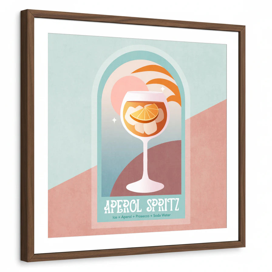 framed-print-brown-walnut-white-border