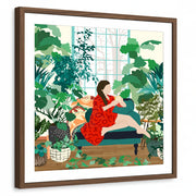 framed-print-brown-walnut-white-border