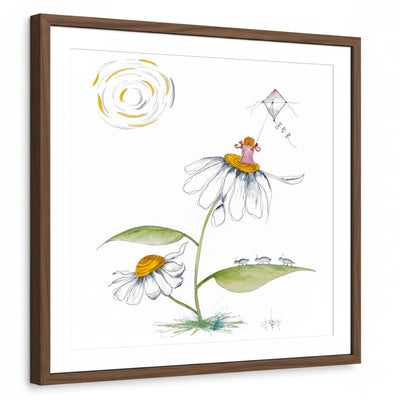framed-print-brown-walnut-white-border