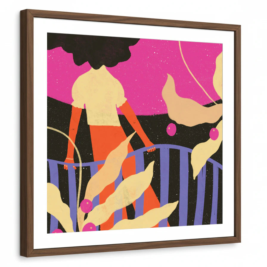 framed-print-brown-walnut-white-border