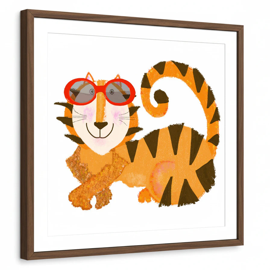framed-print-brown-walnut-white-border