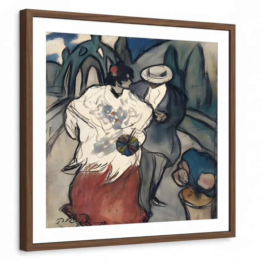 framed-print-brown-walnut-white-border
