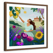 framed-print-brown-walnut-white-border