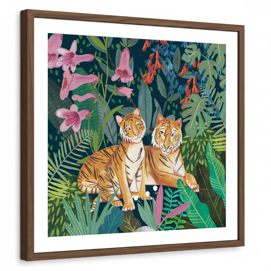 framed-print-brown-walnut-white-border