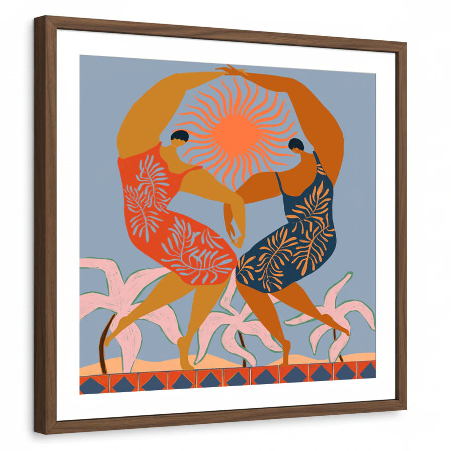 framed-print-brown-walnut-white-border