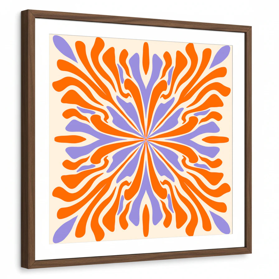 framed-print-brown-walnut-white-border