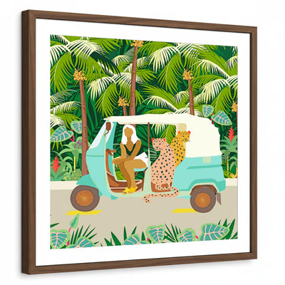 framed-print-brown-walnut-white-border