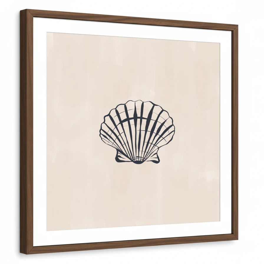 framed-print-brown-walnut-white-border