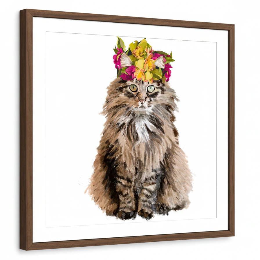 framed-print-brown-walnut-white-border