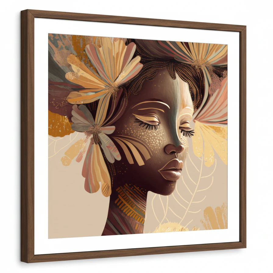 framed-print-brown-walnut-white-border