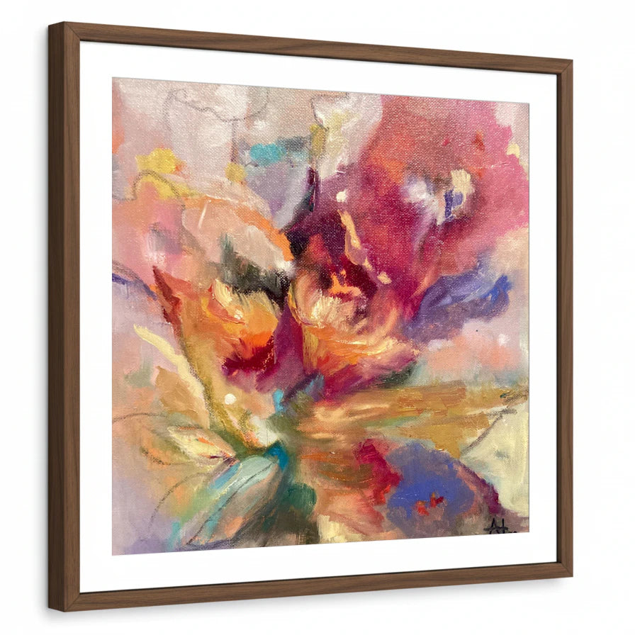 framed-print-brown-walnut-white-border