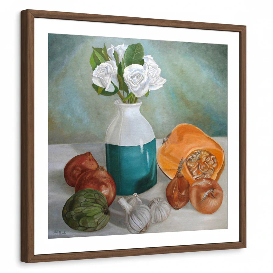 framed-print-brown-walnut-white-border