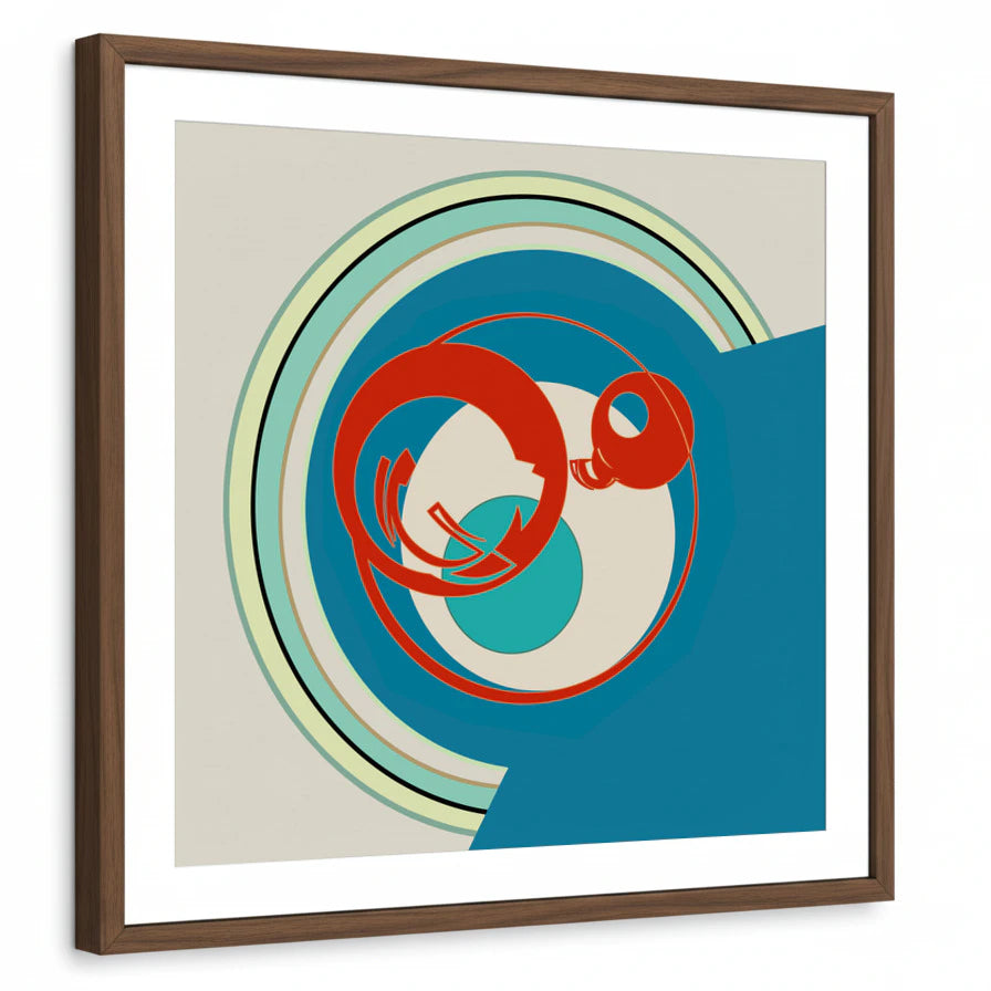 framed-print-brown-walnut-white-border