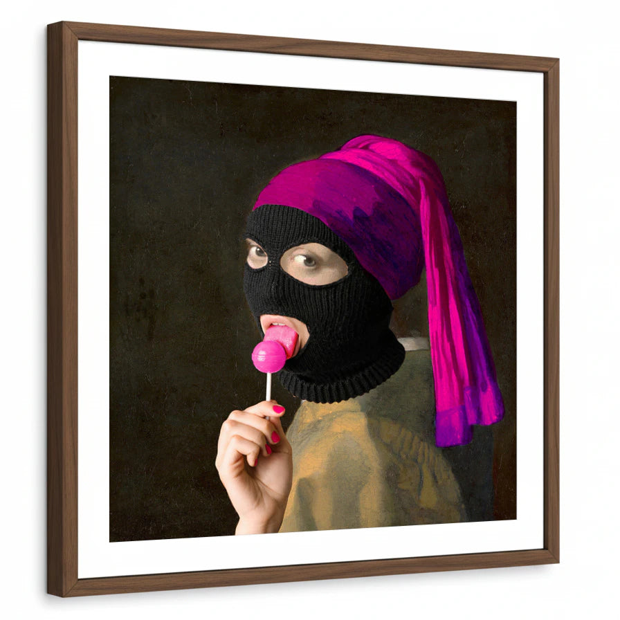 framed-print-brown-walnut-white-border