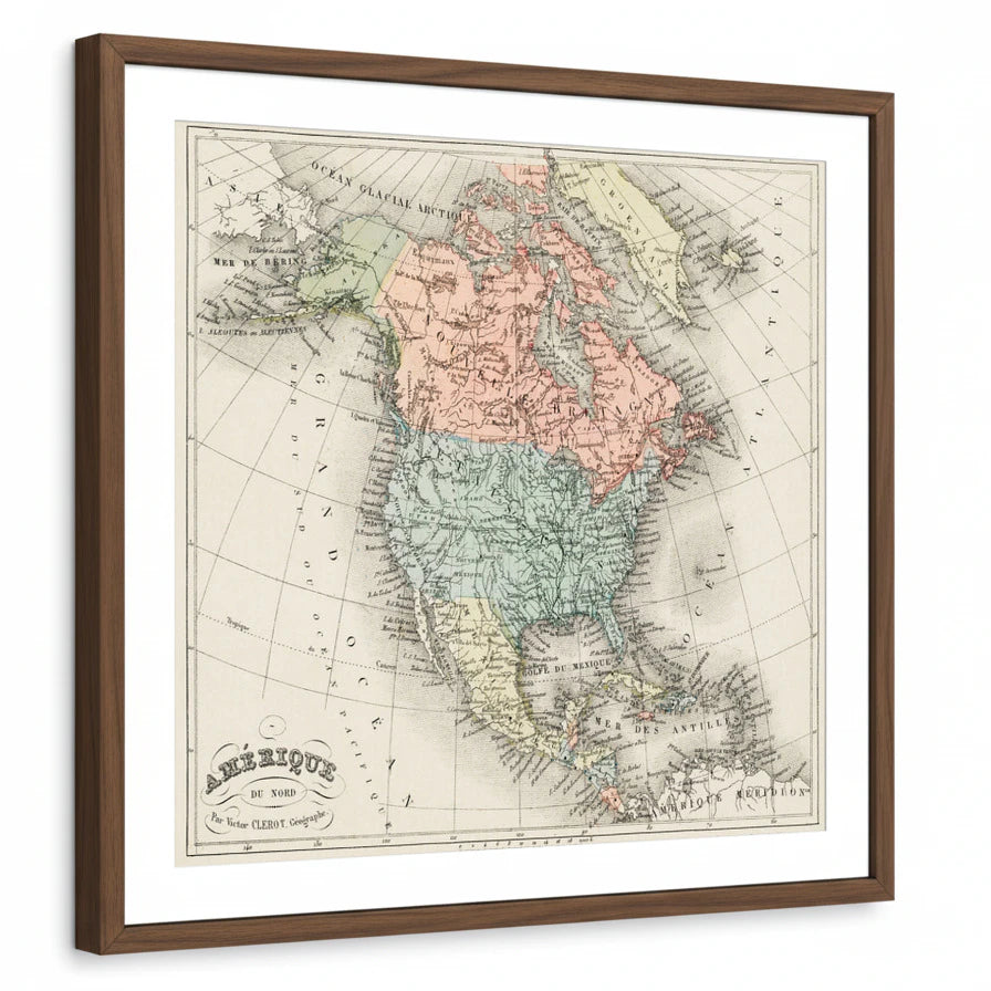 framed-print-brown-walnut-white-border