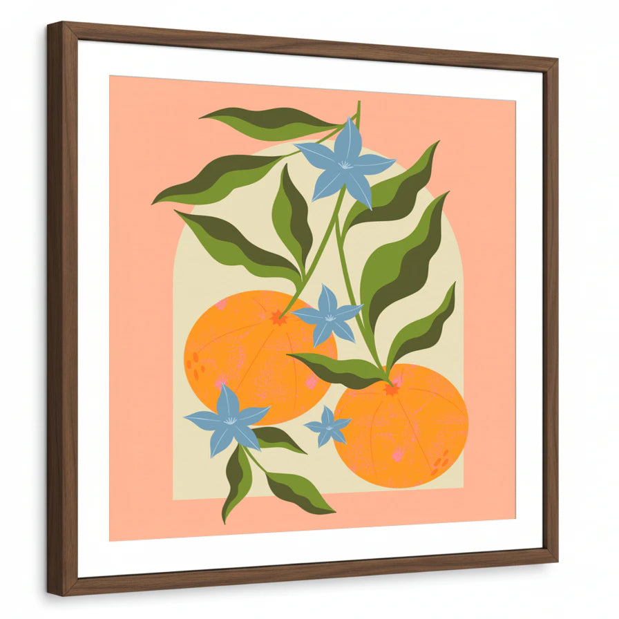 framed-print-brown-walnut-white-border