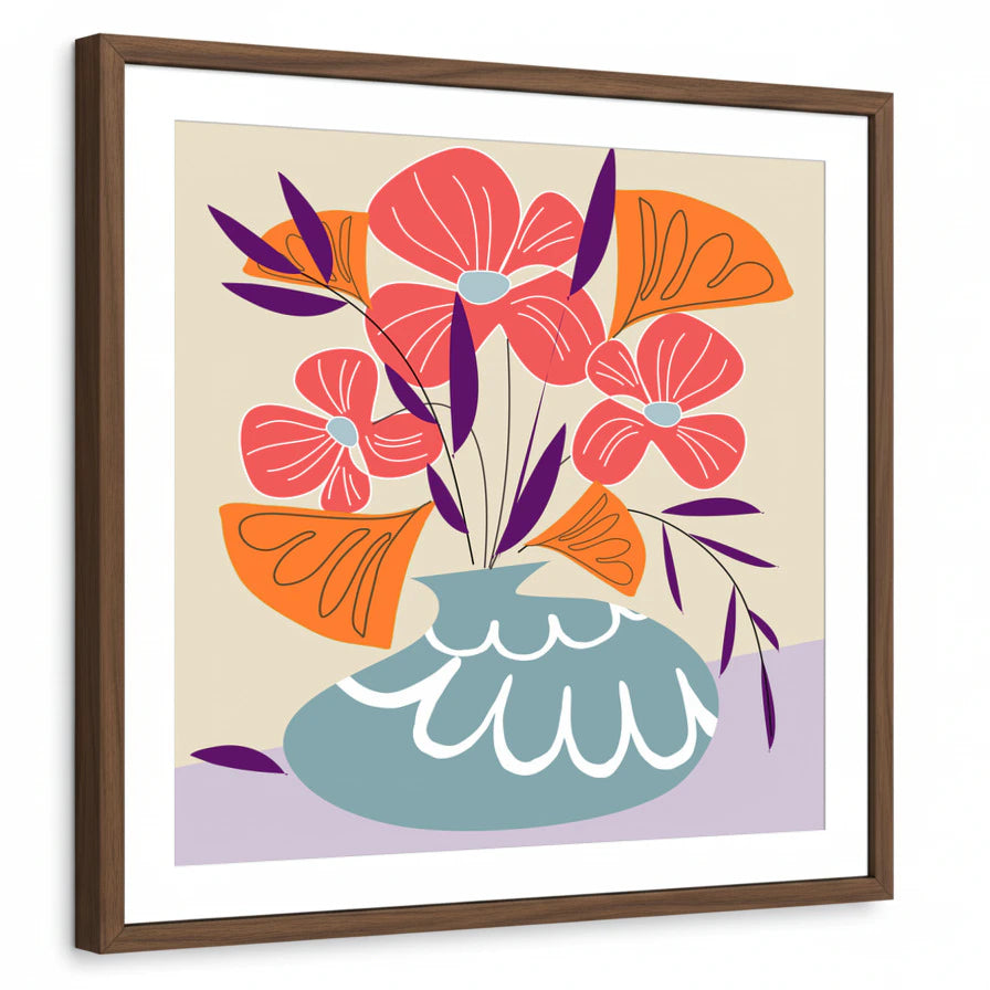 framed-print-brown-walnut-white-border
