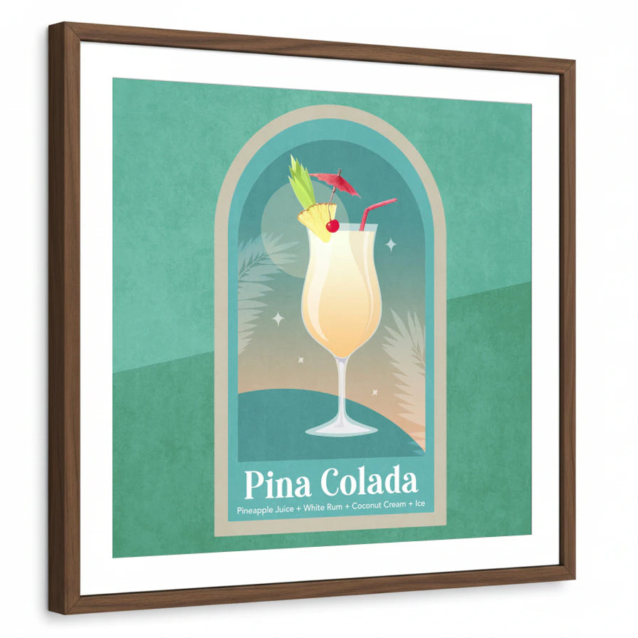 framed-print-brown-walnut-white-border