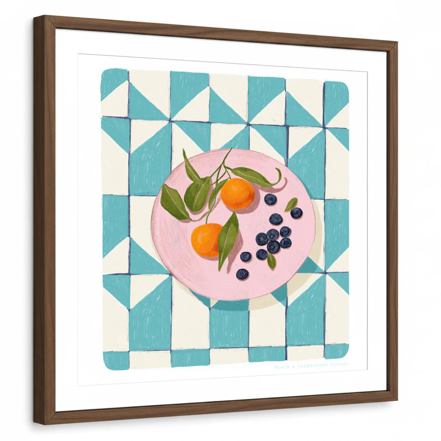 framed-print-brown-walnut-white-border