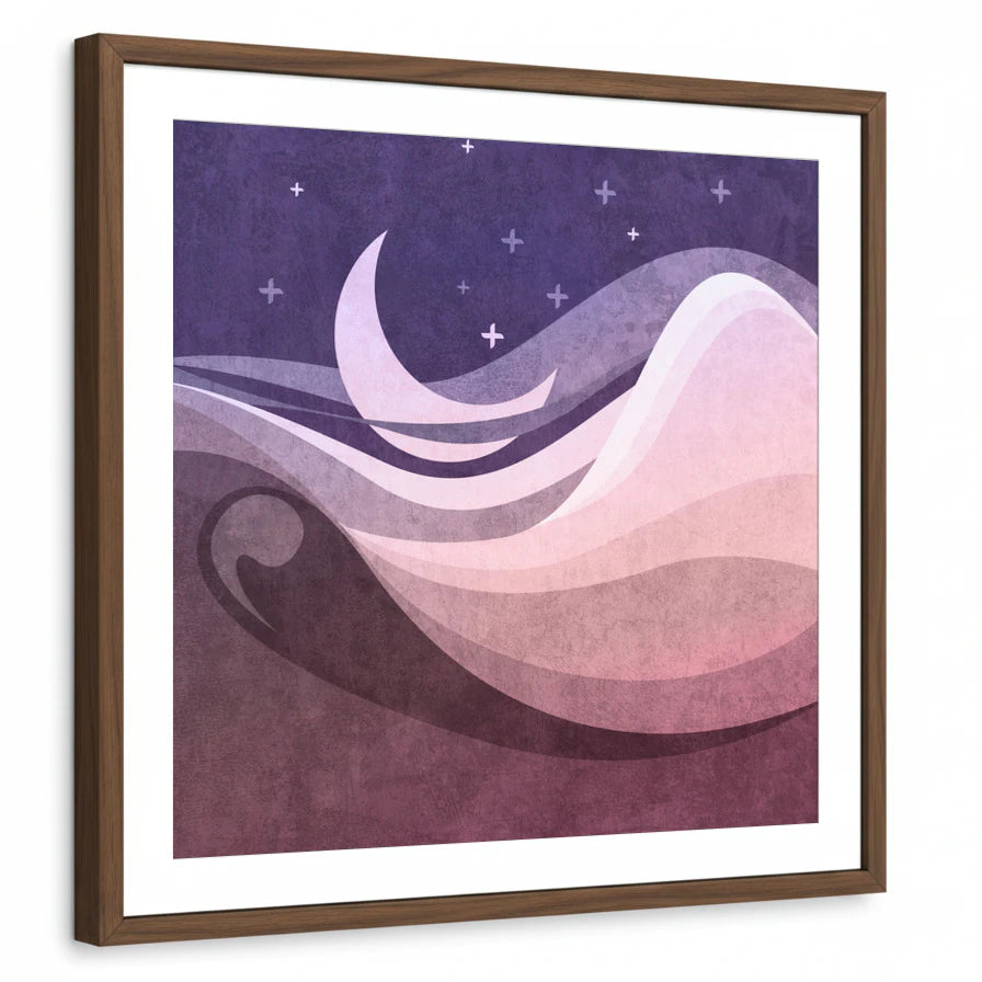 framed-print-brown-walnut-white-border
