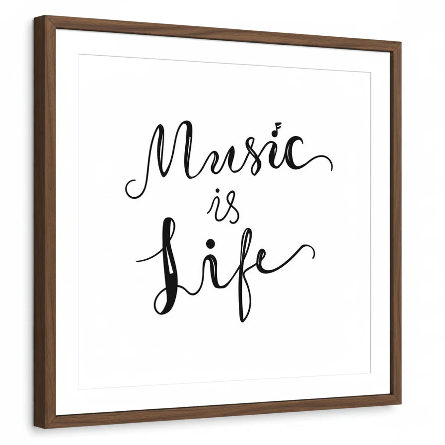 framed-print-brown-walnut-white-border