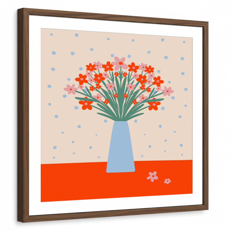 framed-print-brown-walnut-white-border