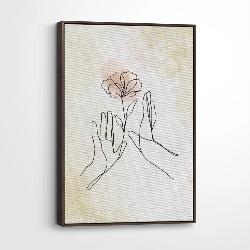 framed-canvas-dark-walnut